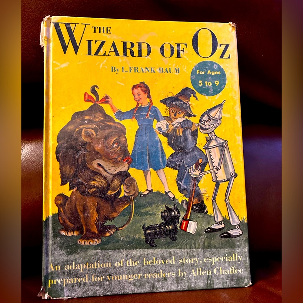 Wizard of Oz Random House 1950 Illustrated HC Book by L Frank Baum, Anton Loeb